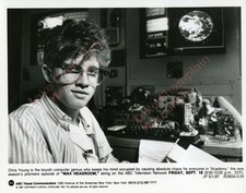 MAX HEADROOM Press Photo 7X9 Chris Young PCU great outdoors WARLOCK daves world