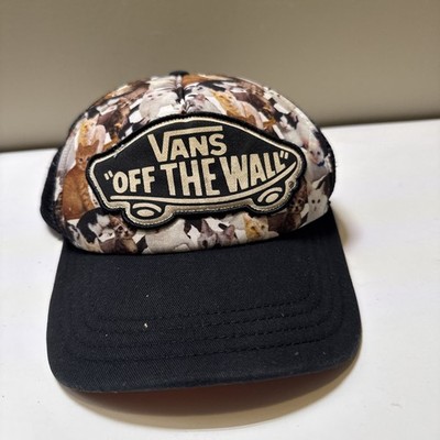 Vans Off the Wall x ASPCA Cat Print Hat Snapback Mesh Trucker Cap Skater