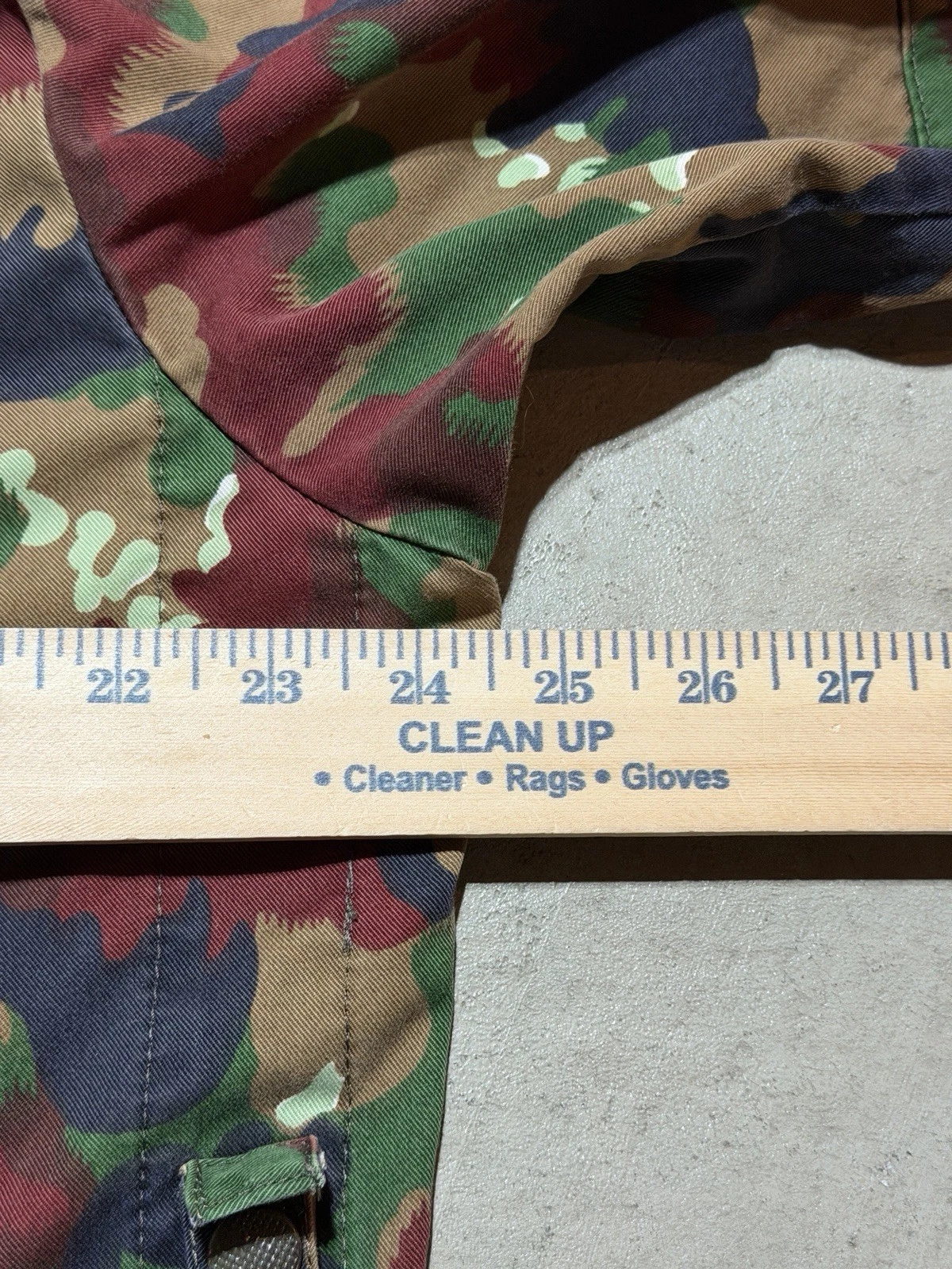 Vintage Swiss Army Jacket Mens Large Alpenflage Camo Combat Field Shirt M83 image 8
