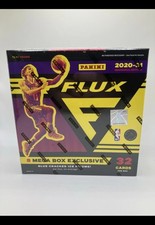 2020-21 Panini Flux Basketball Factory Sealed Mega Box Walmart Blue Cracked Ice