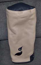 NEW LINKS AND KINGS Leather Barrel Fairway 3 5 Wood Head Cover CLUB PELICAN BAY
