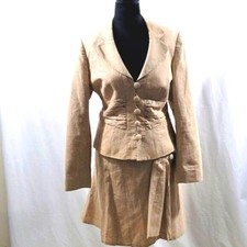 Nine West Career Woman Linen Suit. SIZE 16.  #168
