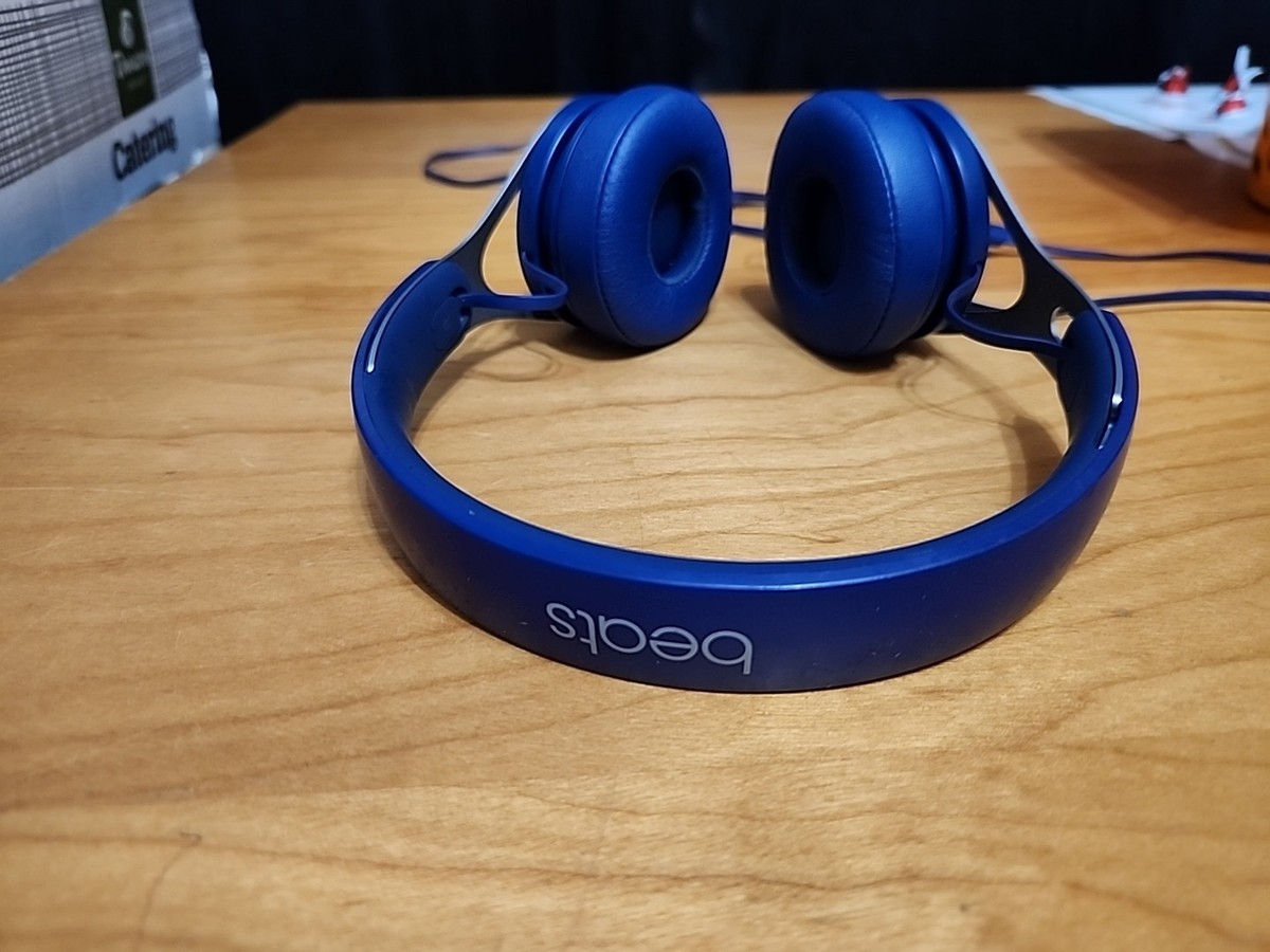 Beats by Dr Dre EP Wired On Ear Headphones Blue | eBay