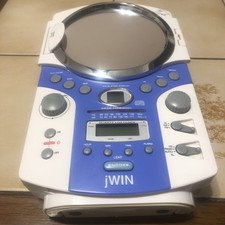 Jwin Jo-M35 Water Resistant Stereo Cd Play And Am/fm Clock Radio working Good 