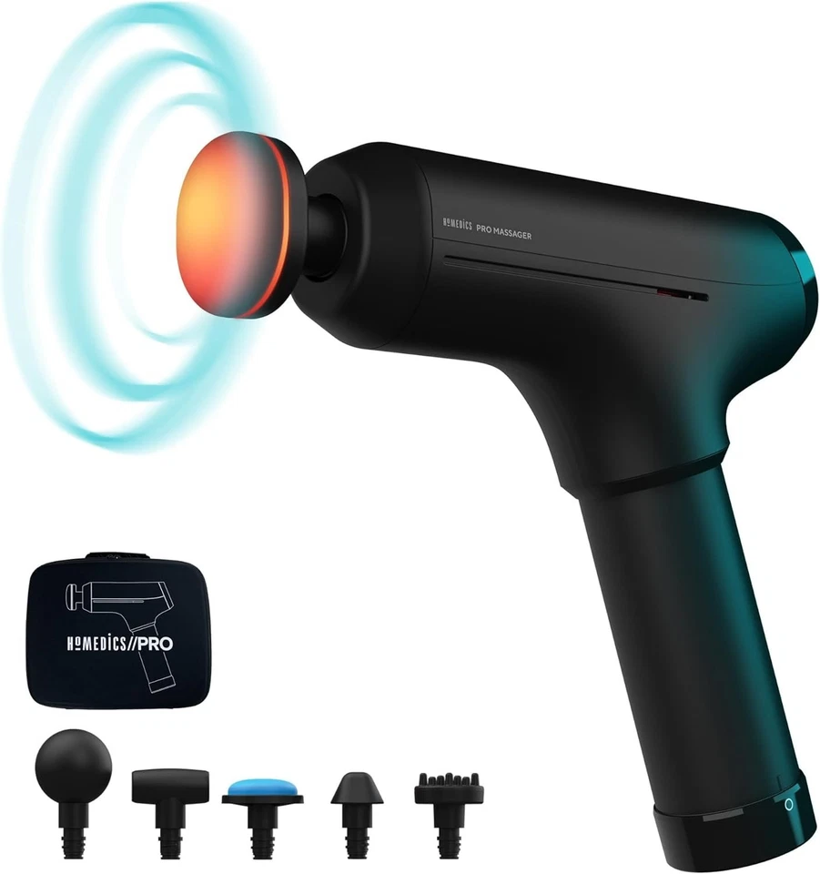 HoMedics Heated Percussion Massage Gun – New & Unopened - Photo 1/1