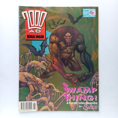 2000 AD Judge Dredd #655 (1989) Chopper, Slaine, UK Magazine, Fleetway Z 1- VF-