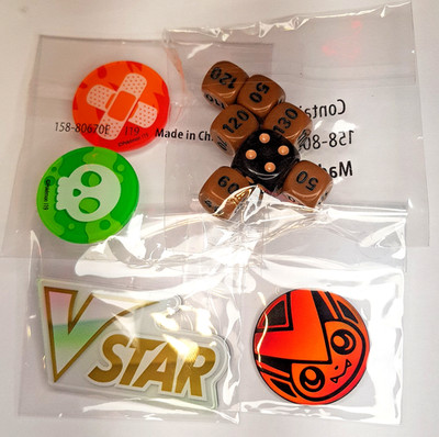Victini Flip Coin Set Damage Dice Burn&Poison Counters VSTAR Token Pokemon