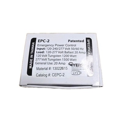 EPC-2 Emergency Power Control Unit 120-240V 277V with 20A Load