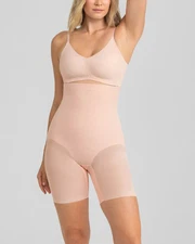 HONEYLOVE SuperPower Shorts, Rose Tan, XS (SHORTS ONLY)