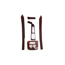 Inner Center Console Dashboard Control Cover Fit For Volvo Xc60 2018 Wood Grain