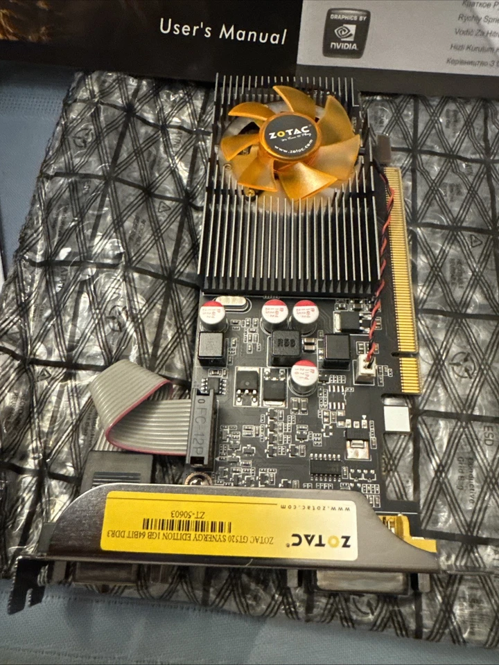 Zotac Nvidia GeForceGT 520 1GB DDR3 PCI-E Video Graphics Card ZT-50603 - Image 2 of 4