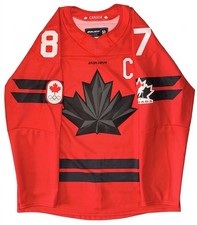 Authentique maillot olympique Équipe Canada Sidney Crosby « C » 2026 tailles 52/54 - Neuf avec étiquette