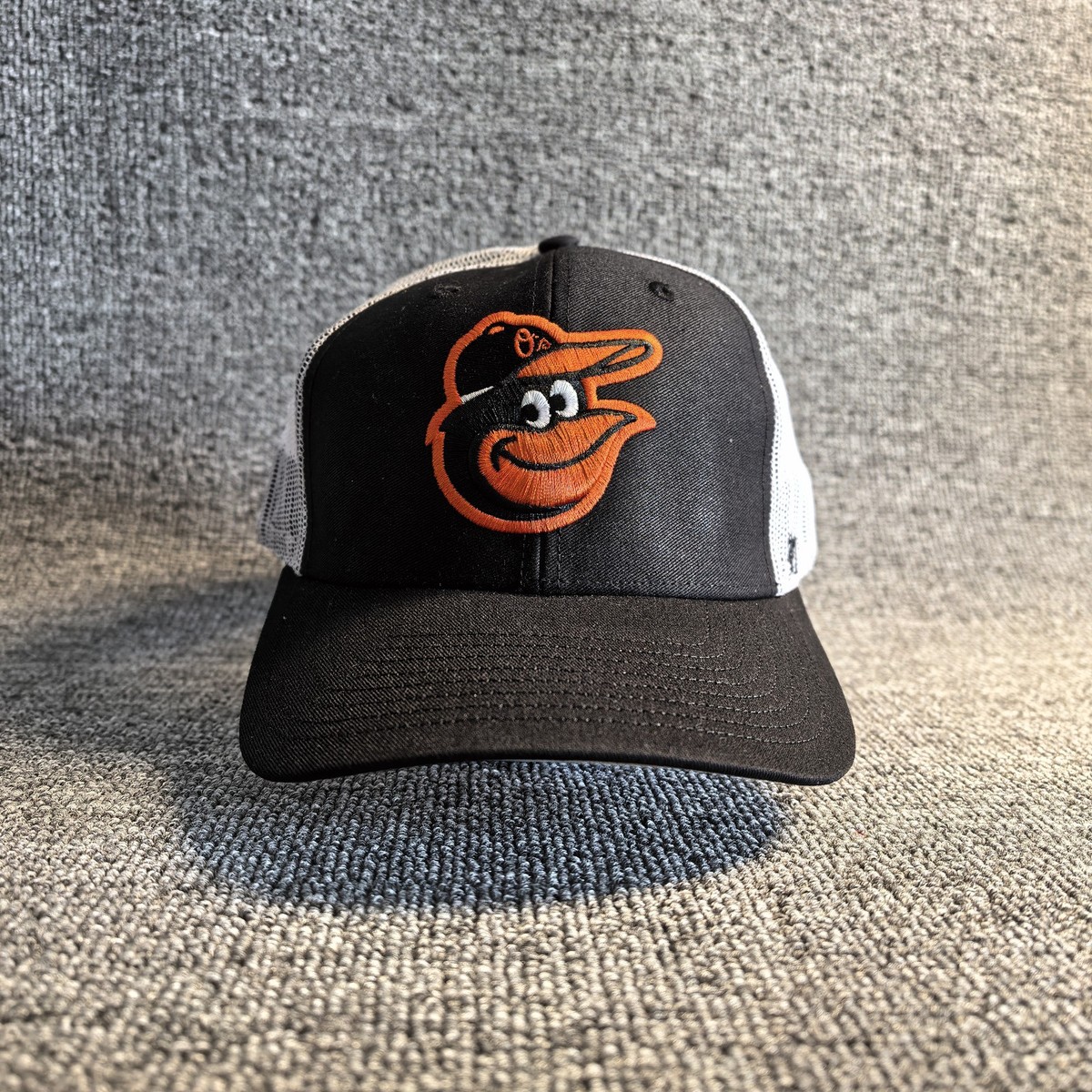 '47 Brand Baltimore Orioles MLB Trucker Snapback Hat Black White