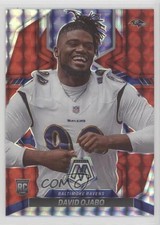 2022 Panini Mosaic Rookies Red Mosaic Prizm David Ojabo #387 12zm