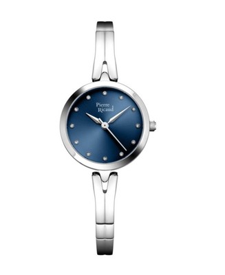 PIERRE RICAUD Women Quartz Casual Watch Classic Dress Blue Dial Waterproof Fashi