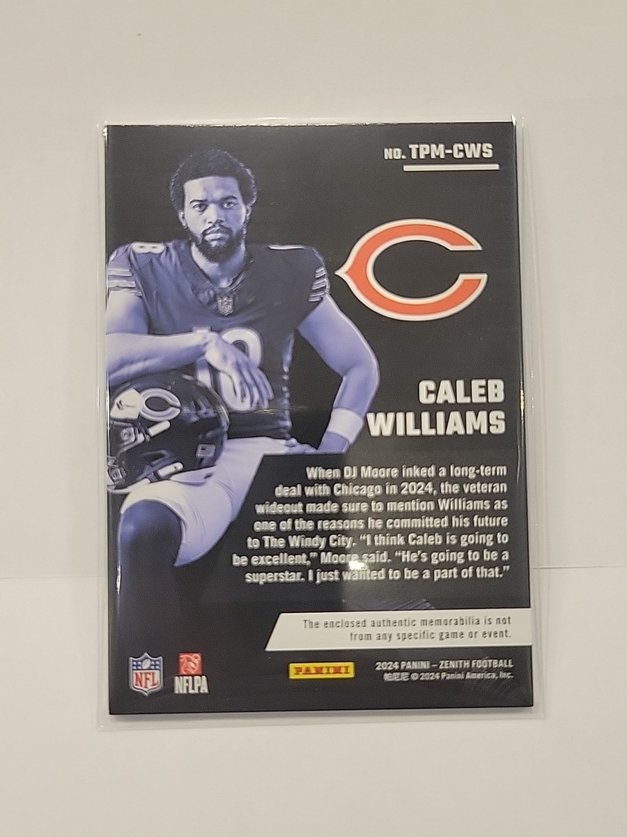 Caleb Williams 2024 Panini Zenith - #TPM-CWS Turning Pro