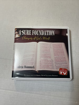 A Sure Foundation DVD Set Andrew Wommack Integrity Of God s Word