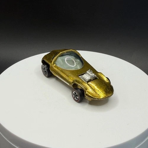 Vintage Hot Wheels RedlineSilhouett Gold US Base - Excellent Condition