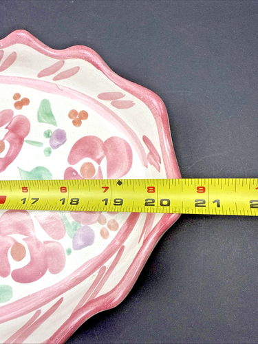 XL Fioriware Jardinware Zanesville Winterberry Platter Retired VTG 20” Floral - Picture 2 of 21