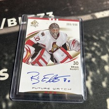 2007-08 SP Authentic #234 Brian Elliott Future Watch Auto /999