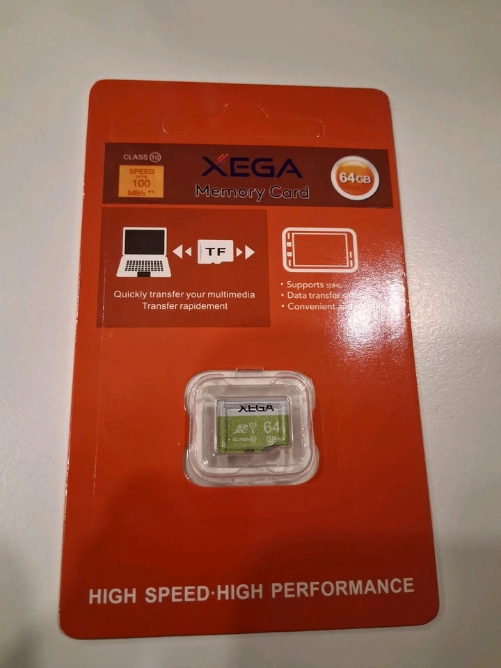 Micro SD Card Memory 64GB For Phone Tablet Security Camera High Speed Mini SD - Image 3 of 3