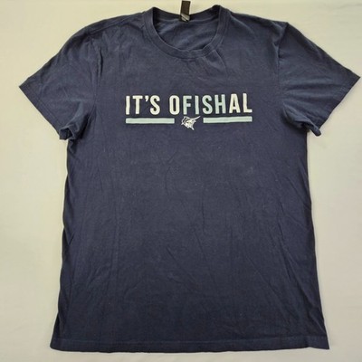 Palm Beach Atlantic University It's Ofishal Blue Short Sleeve T-Shirt Men's M