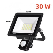 LED Floodlight With PIR Motion Sensor Outdoor Security Light Waterproof UK