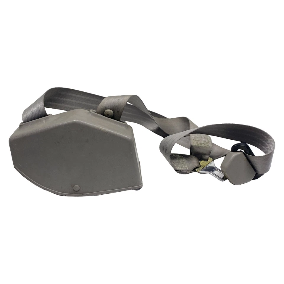 88-98 CHEVY SILVERADO GMC OBS RETRACTOR RIGHT RF SEAT BELT Gray REGULAR CAB OEM - Image 2 of 4