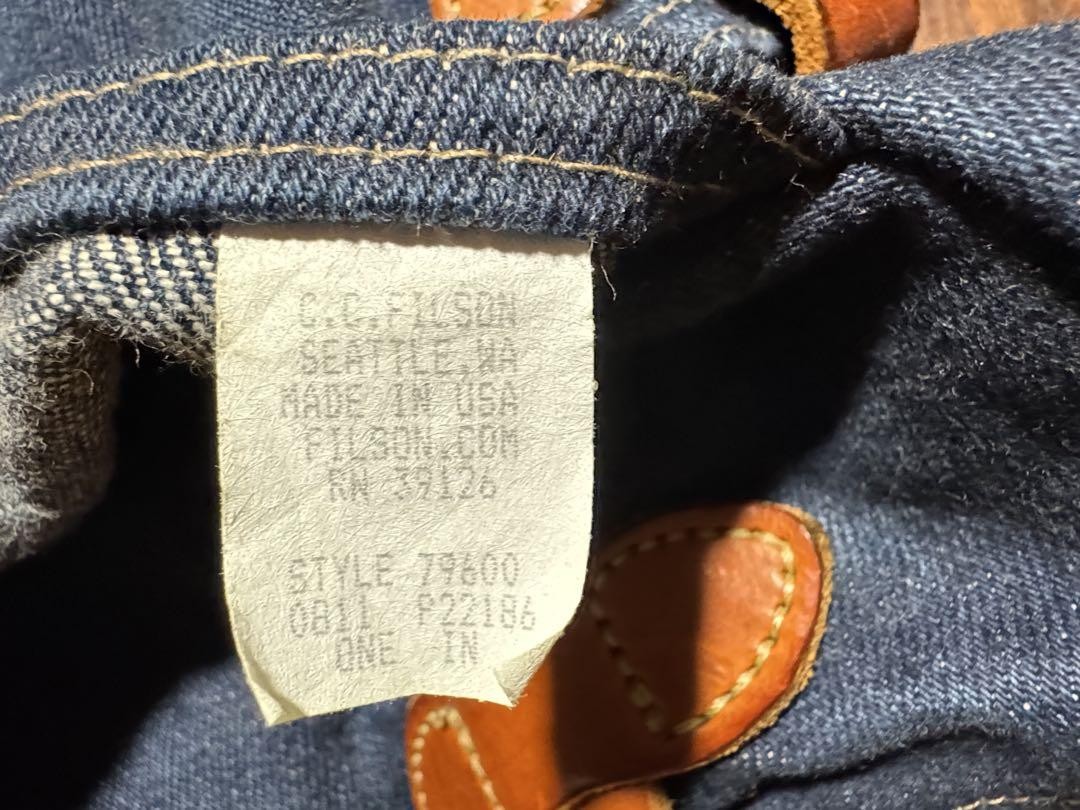 米国製 限定版 FILSON × LUCKY BRAND DENIM TOTE Filson Lucky Brand Denim Tote Bag Limited Edition Made in