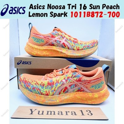 Asics Noosa Tri 16 Sun Peach Lemon Spark 1011B872-700 Men's Size