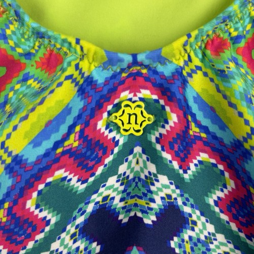 Nanette Lepore Womens Small Coral Reef One Piece Swimsuit Lined Multi Color NWT - Picture 14 of 14