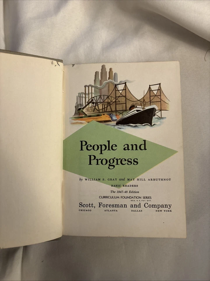 1948 Children's school book "People and Progress Basic Readers Book 6" - Image 3 of 4