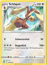 Schlapor / Pokémon Karte / Deutsch / Silberne Sturmwinde / Nonholo