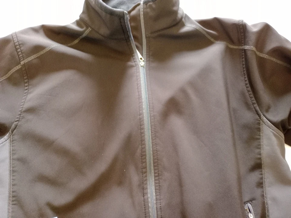 Chaqueta de neopreno PGA Tour para hombre M negra gris bolsillos con cremallera material elástico Foto 4 de 4