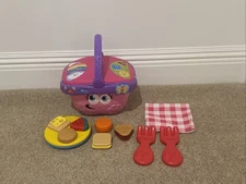 LeapFrog Shapes and Sharing Picnic Pink Basket and Accessories