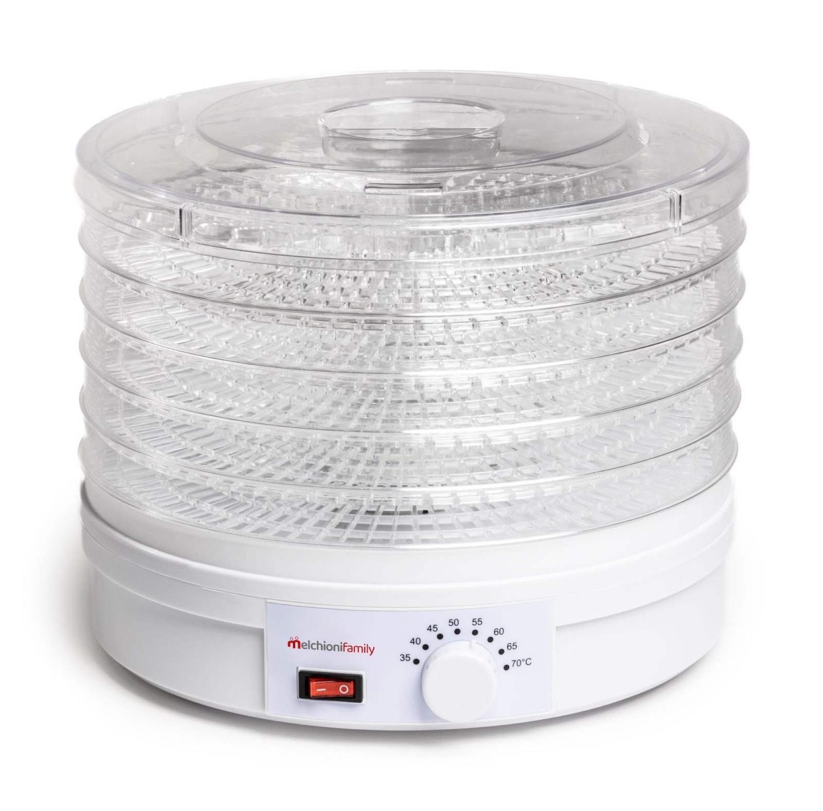 Essiccatore Elettrico BABELE, Essiccatore Alimentare Multiuso, 5 Ripiani Impilab