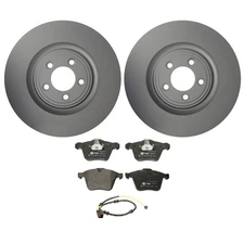 Hella Front 355mm Rotors Low-Met Disc Brake Pad Kit For XF XJ Supercharged AWD