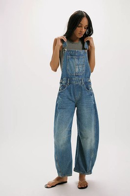 Free People - We The Free Good Luck Barrel Overalls