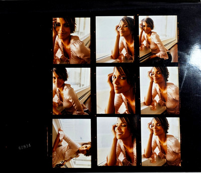 Original Studio Contact Sheet Print   Fashion / Beauty Model Headshots Movie