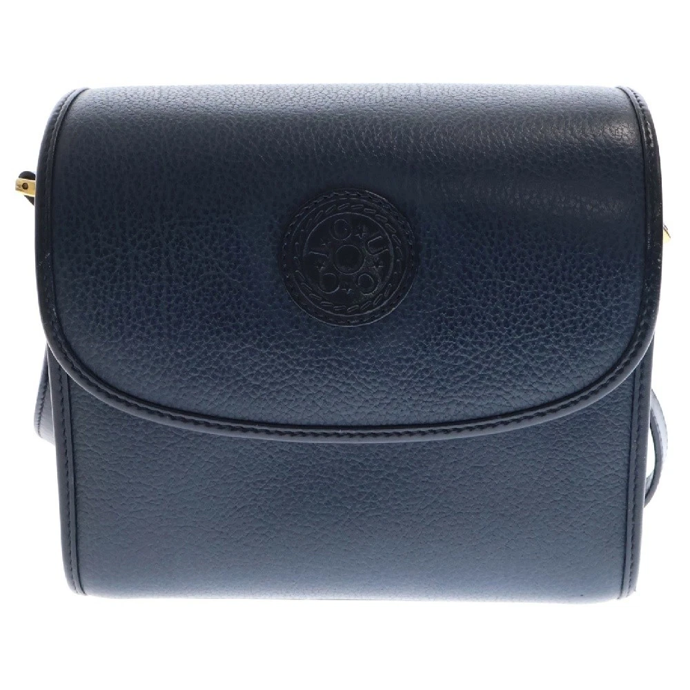 Ancien sac à bandoulière Gucci cuir bleu 007 14 0106