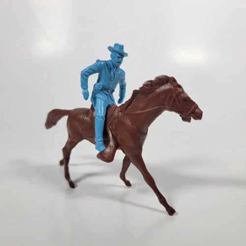 VINTAGE MARX FORT APACHE PLAYSET Calvary & HORSE VINYL