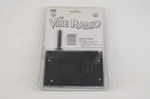 Radio AM/FM resistente al agua The Vibe de colección recubrimiento de goma negra sistemas TDE 2001 - Imagen 4 de 6