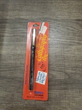 Marvy Uchida Calligraphy Pen, Black, Medium Point New Vintage