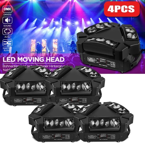 U`King 240W Spider Beam 9 LED RGB Moving Head Stage Light Spot Disco Show Event - Picture 16 of 16