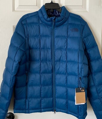 $260 NWT Mens The North Face Slim Fit Eco Thermoball Super Jacket Puffer Blue