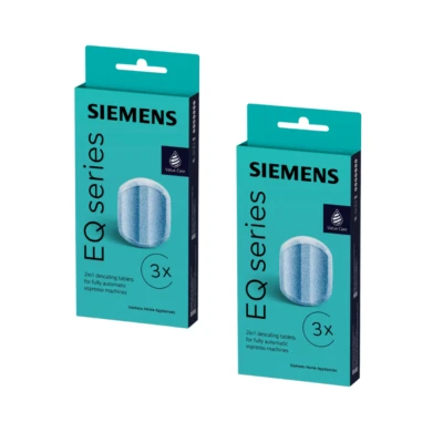 SIEMENS TZ80002 2 x 3 Stück Entkalkungstabletten für alle EQ + surpresso Kaffee