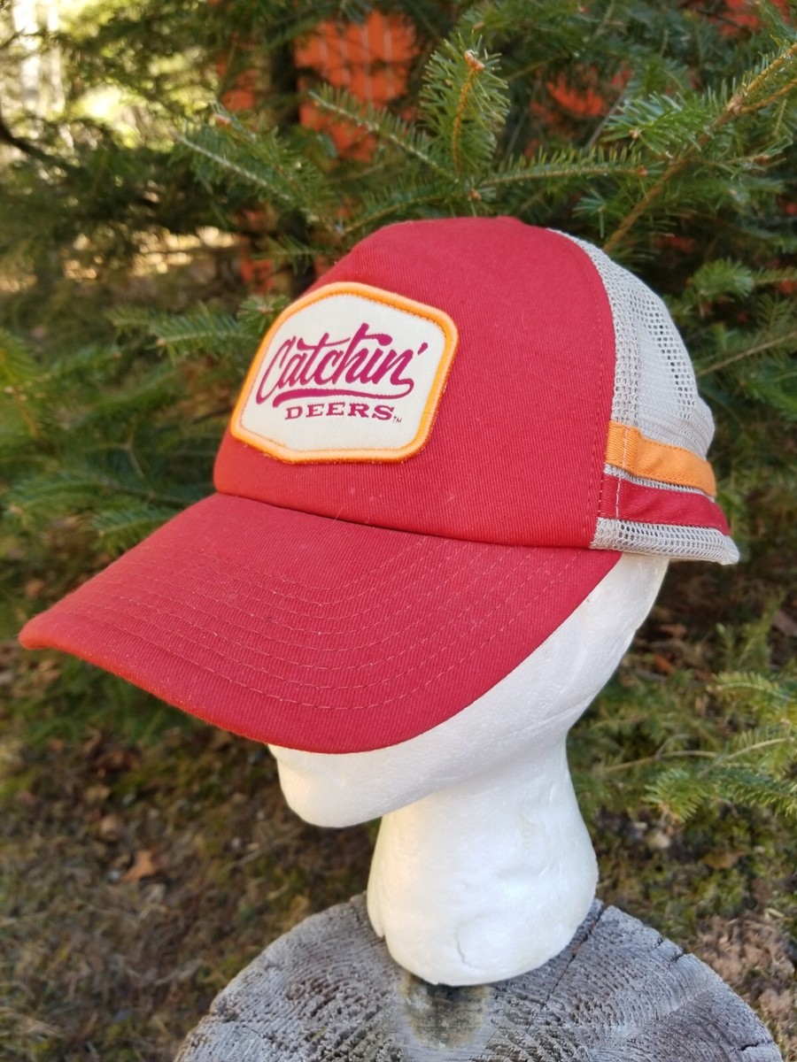 Casquette Snapback Vintage Années 80 - Style Camionneur / Bûcheron En Maille - Neuf Sans étiquette
