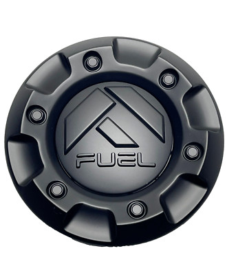Fuel Matte Black Snap In Wheel Center Cap 1001-58CEN-BMB