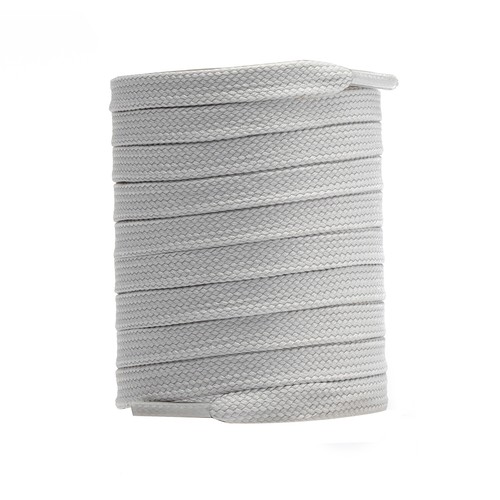 3 Paar doppellagige flache Schnürsenkel grau für Sneaker Stiefel Erwachsene Kinder 24"-72" - Bild 3 von 7