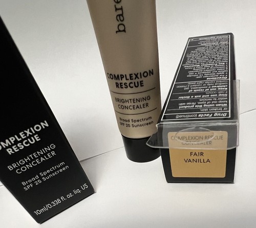 2 pk bareMinerals COMPLEXION RESCUE Brighteni Concealer SPF 25 Fair Vanilla 0.33 - Picture 2 of 4
